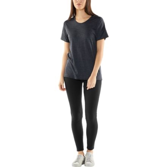 ICEBREAKER Black Stretch Wool Leggings S - Picture 1 of 6